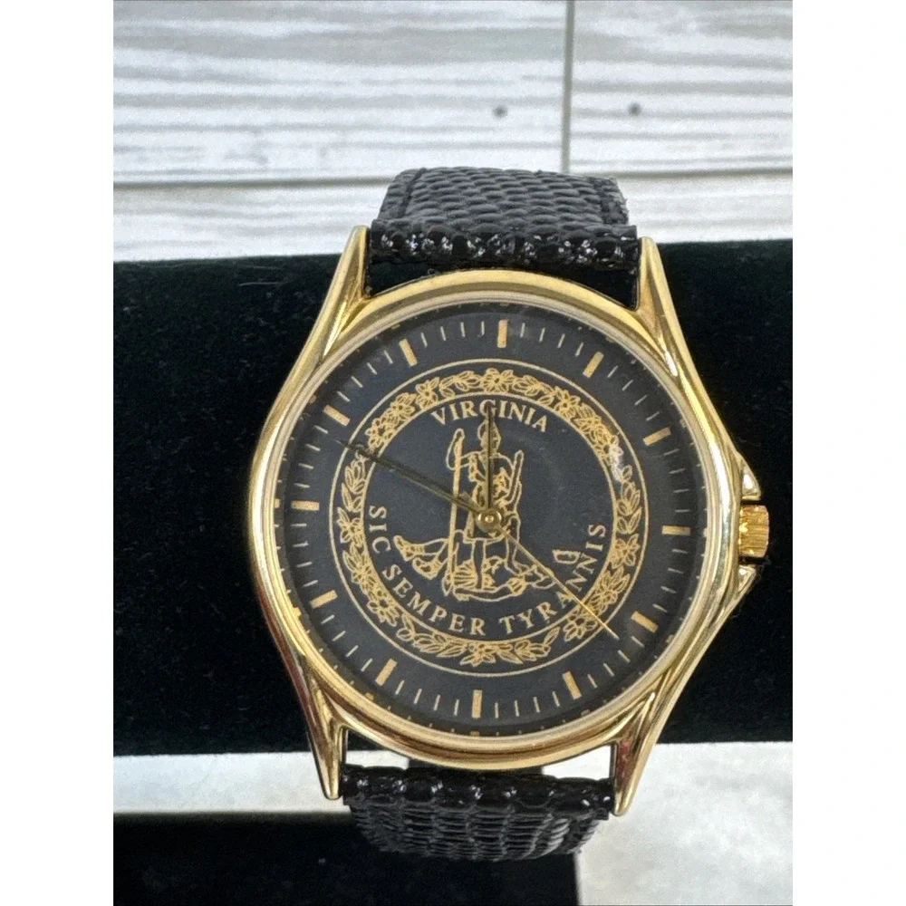 A*belle Watch virginia sic semper tyrannis 40 years Vintage Need Batteries